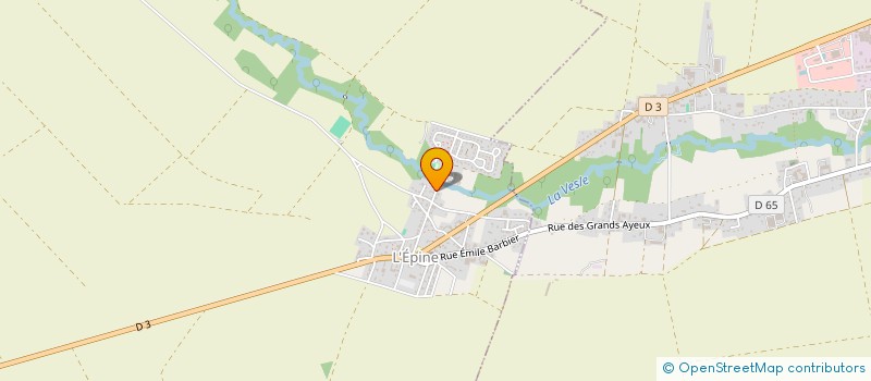 localisation de l'entreprise MONSIEUR VALERY GISSAT  L'EPINE