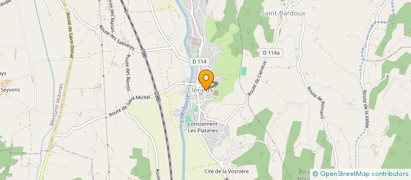 localisation de l'entreprise MONSIEUR VALERY LEBLOND  CLERIEUX