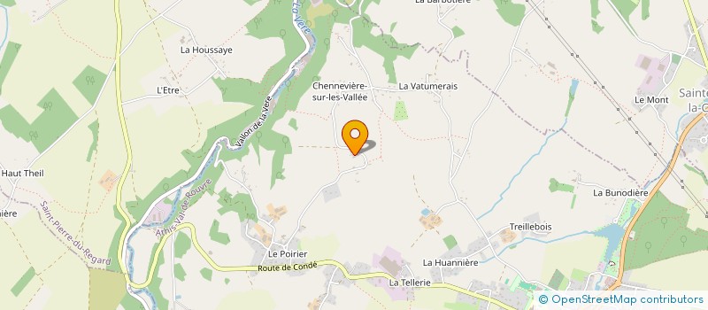 localisation de l'entreprise MONSIEUR VALERY LEGEAY à ATHIS-VAL DE ROUVRE
