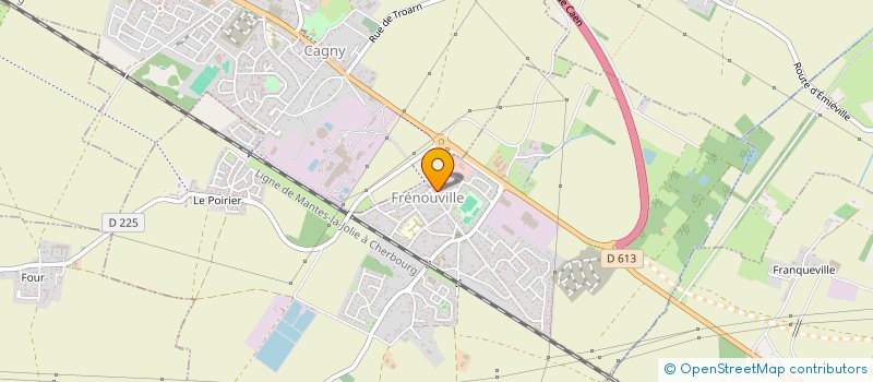 localisation de l'entreprise MONSIEUR VALERY LEROY  FRENOUVILLE