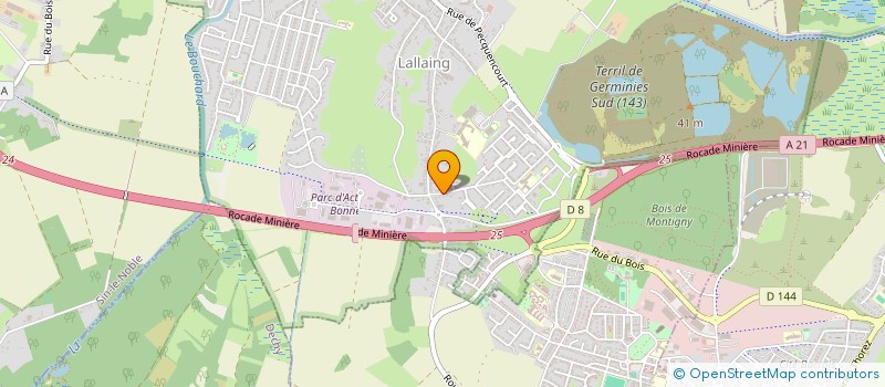 localisation de l'entreprise MONSIEUR VALERY LIETARD  LALLAING