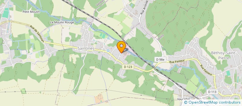 localisation de l'entreprise MONSIEUR VALERY MOLONGO  SAINTINES