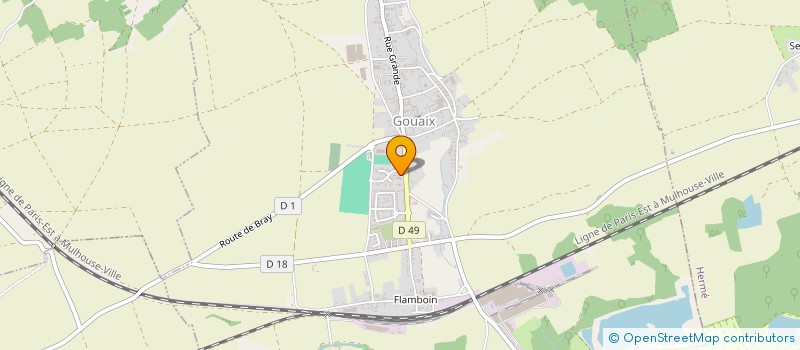 localisation de l'entreprise MONSIEUR VALERY MONSIEUX  GOUAIX