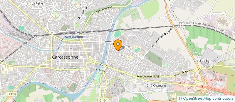 localisation de l'entreprise MONSIEUR VALERY SAILLA  CARCASSONNE