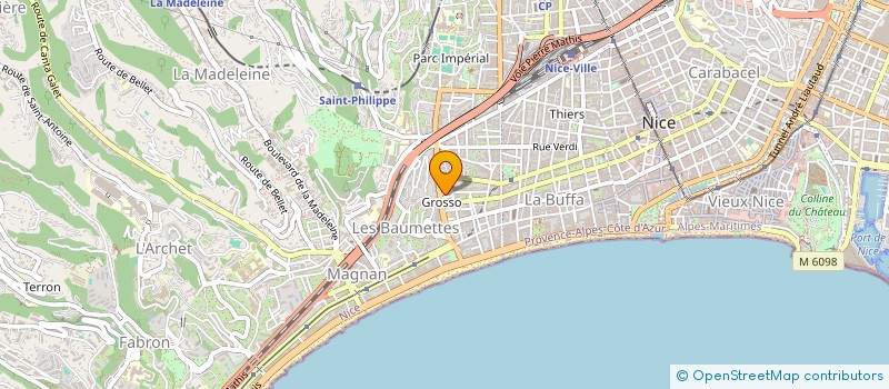 localisation de l'entreprise MONSIEUR VALERY SEVESTRE à NICE