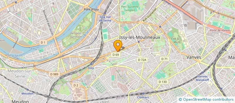localisation de l'entreprise MONSIEUR VALERY SLIWKA à ISSY-LES-MOULINEAUX