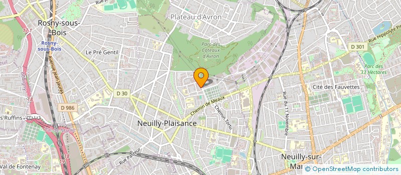 localisation de l'entreprise MONSIEUR VALERY SYLVES à NEUILLY-PLAISANCE