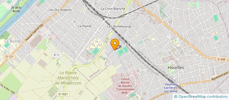localisation de l'entreprise MONSIEUR VALERY TCHANTIO à HOUILLES