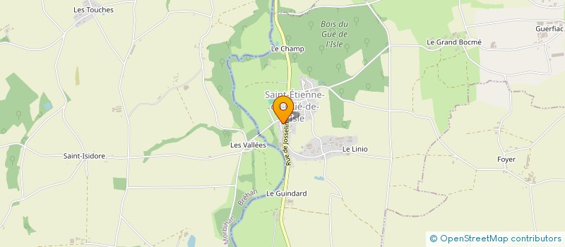 localisation de l'entreprise MONSIEUR VALERY THIMOLEON  SAINT-ETIENNE-DU-GUE-DE-L'ISLE