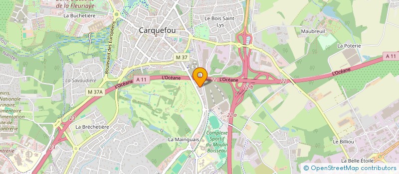localisation de l'entreprise MONSIEUR VALERY TIBAUD à CARQUEFOU