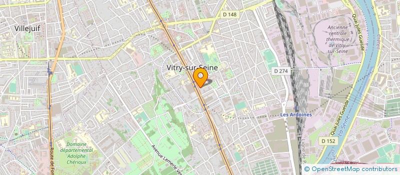 localisation de l'entreprise MONSIEUR VALERY TOUNKARA à VITRY-SUR-SEINE