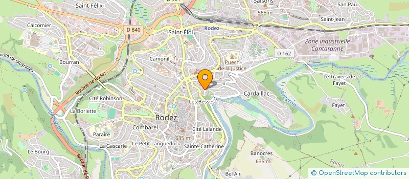 localisation de l'entreprise MONSIEUR VALERY VASSILIS à RODEZ