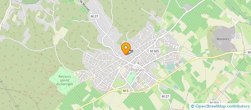 localisation de l'entreprise MONSIEUR VALETTE CAUCAT à PIGNAN