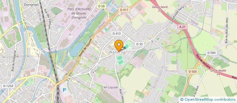 localisation de l'entreprise MONSIEUR VALI DORE  WAZIERS