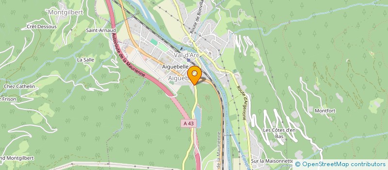 localisation de l'entreprise MONSIEUR VALIAGHA SAFI  VAL-D'ARC