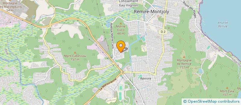 localisation de l'entreprise MONSIEUR VALMIR GUIMARAES à REMIRE-MONTJOLY