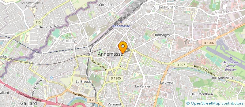 localisation de l'entreprise MONSIEUR VALMIR SHABANI  ANNEMASSE