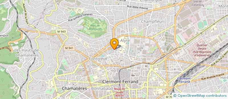 localisation de l'entreprise MONSIEUR VALON GASHI  CLERMONT-FERRAND