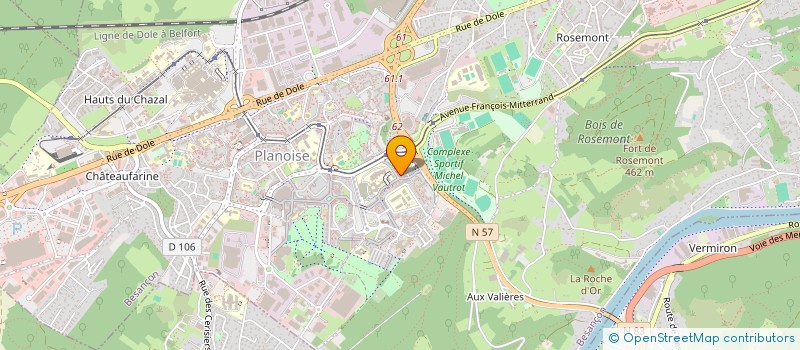 localisation de l'entreprise MONSIEUR VALON GASHI  BESANCON