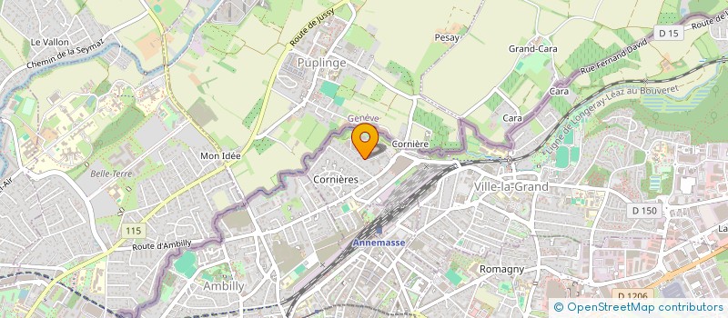 localisation de l'entreprise MONSIEUR VALON LUBISHTANI  VILLE-LA-GRAND