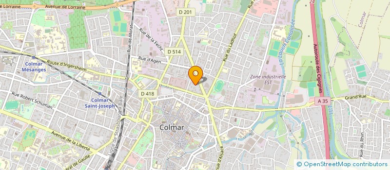 localisation de l'entreprise MONSIEUR VALON SHABANI  COLMAR