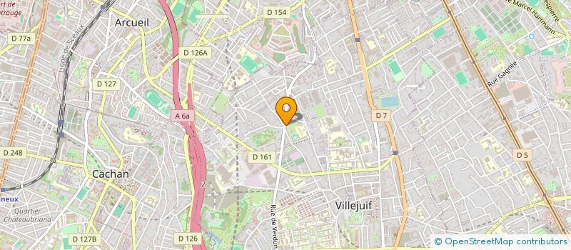 localisation de l'entreprise MONSIEUR VALTEIR DA COSTA TAVARES à VILLEJUIF