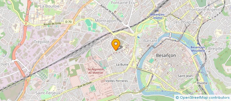 localisation de l'entreprise MONSIEUR VALTENCIR PEREIRA à BESANCON