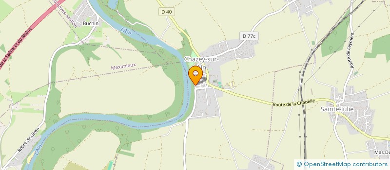 localisation de l'entreprise MONSIEUR VALTER GUERREIRO  CHAZEY-SUR-AIN