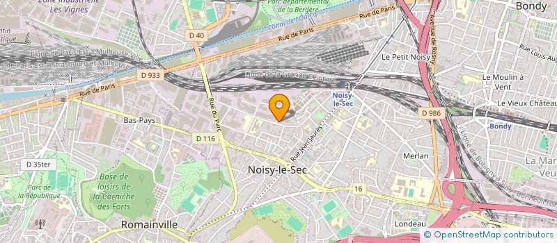 localisation de l'entreprise MONSIEUR VALTER MARQUES RIBETH à NOISY-LE-SEC