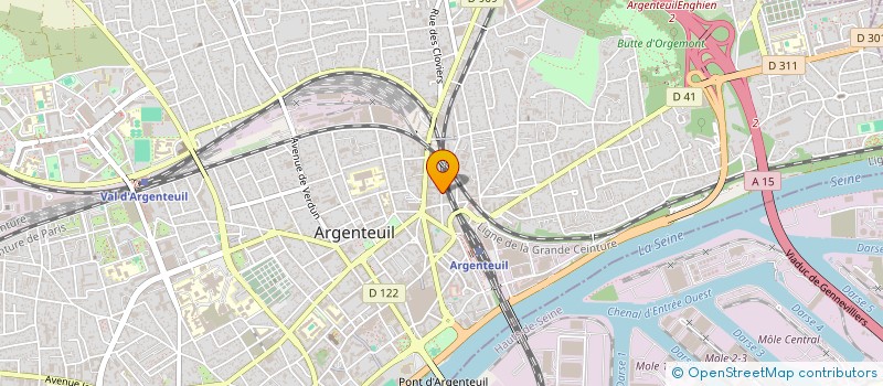 localisation de l'entreprise MONSIEUR VALTER NGAKO NGAMENI  ARGENTEUIL