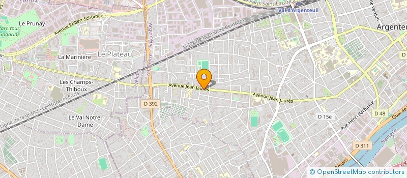 localisation de l'entreprise MONSIEUR VALTER VALTER  ARGENTEUIL