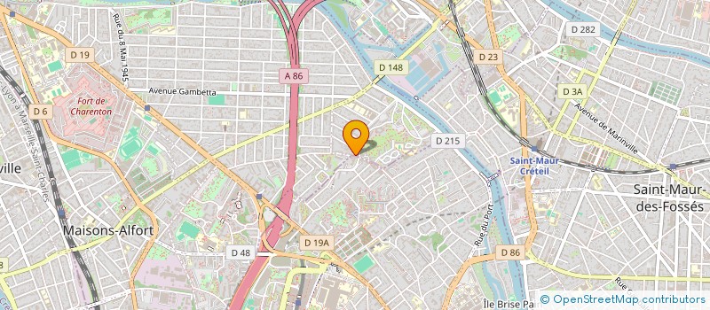 localisation de l'entreprise MONSIEUR VALTER VAZ DA SILVA JOZIEL  MAISONS-ALFORT