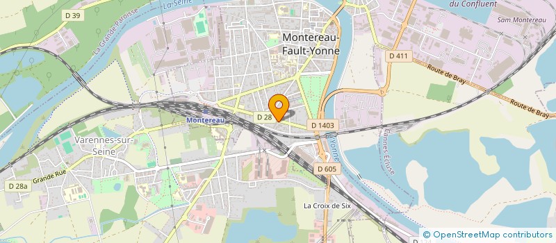 localisation de l'entreprise MONSIEUR VALY DA COSTA  MONTEREAU-FAULT-YONNE