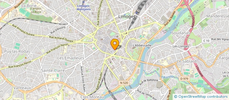 localisation de l'entreprise MONSIEUR VAMARA DIARRA à LIMOGES