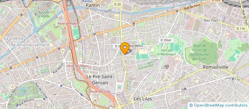 localisation de l'entreprise MONSIEUR VAMEKE FOFANA  PANTIN