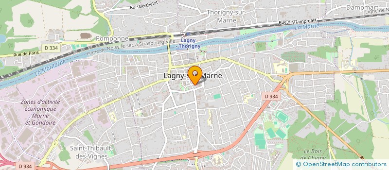 localisation de l'entreprise MONSIEUR VAMORY DIABY  LAGNY-SUR-MARNE