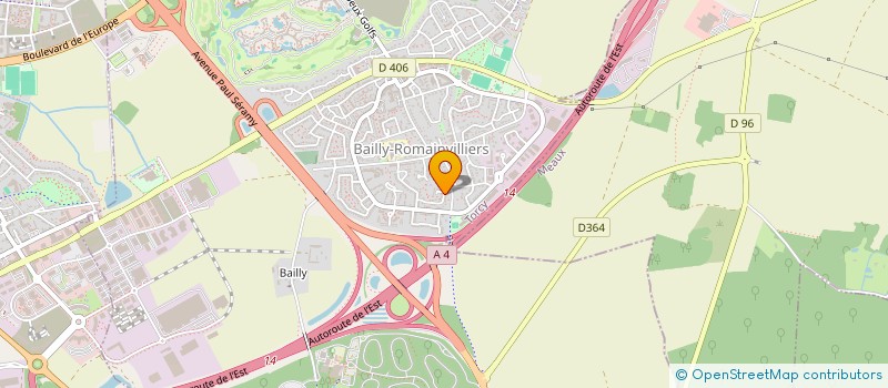 localisation de l'entreprise MONSIEUR VAN-CEDRIC SUY  BAILLY-ROMAINVILLIERS