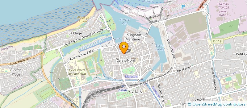 localisation de l'entreprise MONSIEUR VAN CHUNG  CALAIS