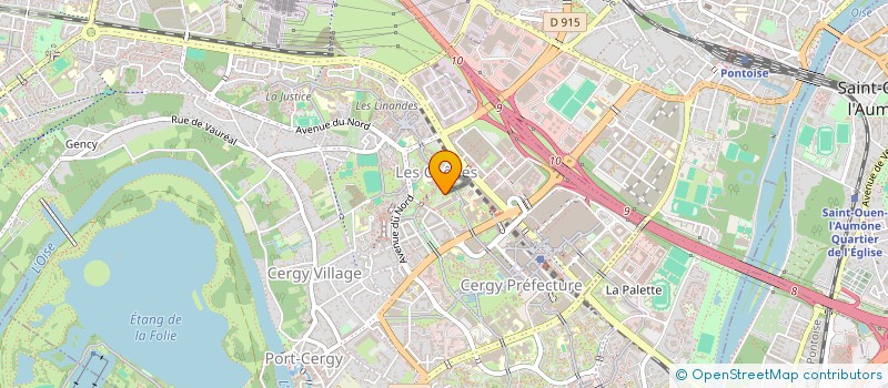 localisation de l'entreprise MONSIEUR VAN-DAT BRUNEAU  CERGY