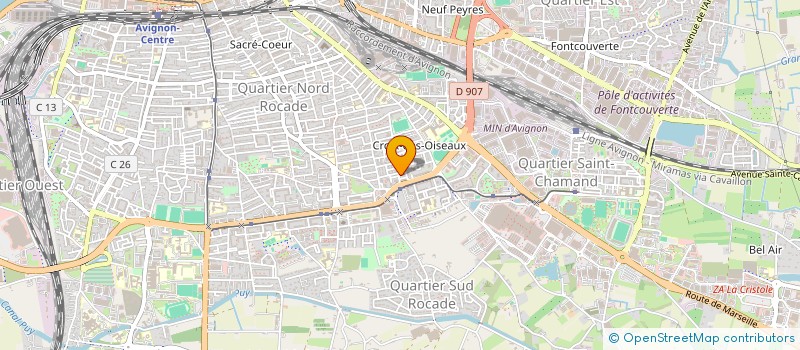 localisation de l'entreprise MONSIEUR VAN-DETH LUONG  AVIGNON