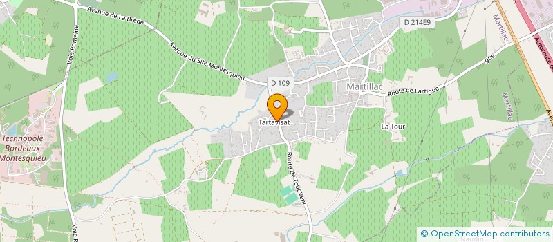 localisation de l'entreprise MONSIEUR VAN DUC NGUYEN à MARTILLAC