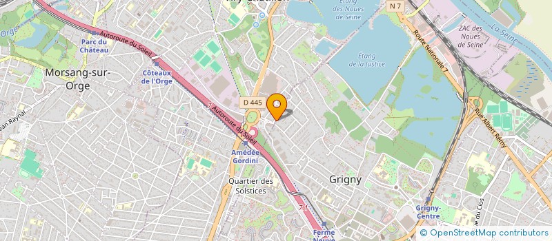 localisation de l'entreprise MONSIEUR VAN HO à GRIGNY