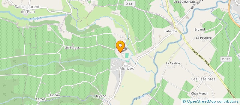 localisation de l'entreprise MONSIEUR VAN HOA PHAN  MORIZES