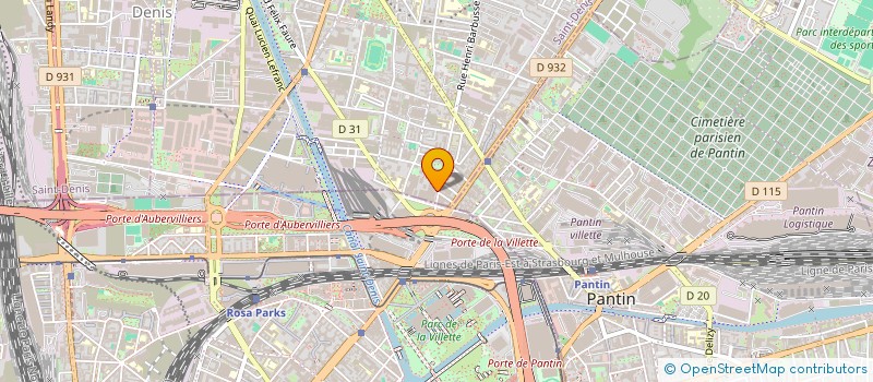 localisation de l'entreprise MONSIEUR VAN HUNG NGUYEN  AUBERVILLIERS