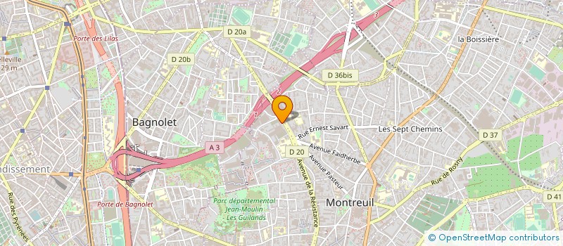 localisation de l'entreprise MONSIEUR VAN-HUY TA à MONTREUIL