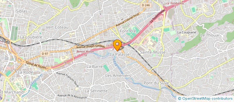 localisation de l'entreprise MONSIEUR VAN LUU  TOULON