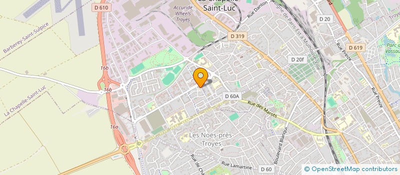 localisation de l'entreprise MONSIEUR VAN NGUYEN à LA CHAPELLE-SAINT-LUC