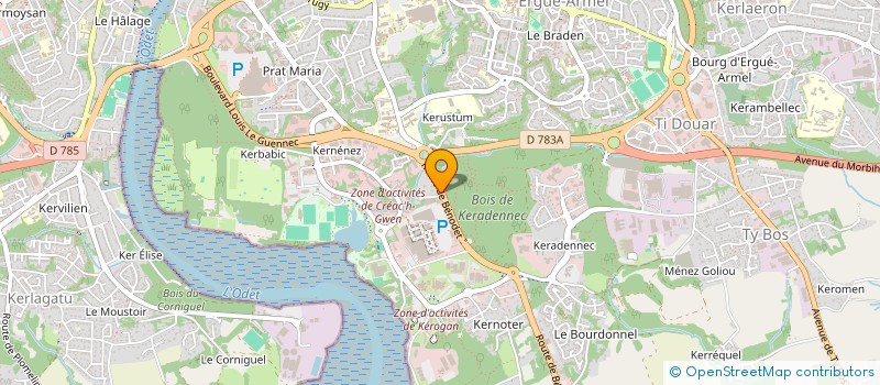 localisation de l'entreprise MONSIEUR VAN NGUYEN à QUIMPER