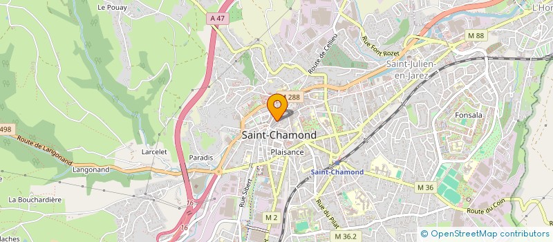 localisation de l'entreprise MONSIEUR VAN NGUYEN  SAINT-CHAMOND