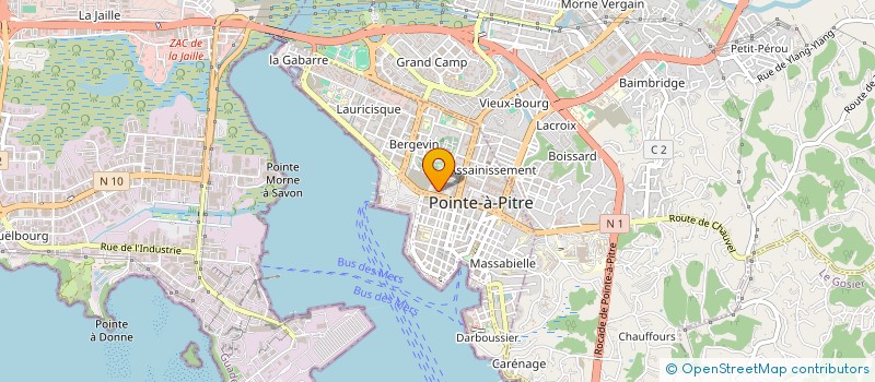 localisation de l'entreprise MONSIEUR VAN PHAM à POINTE A PITRE